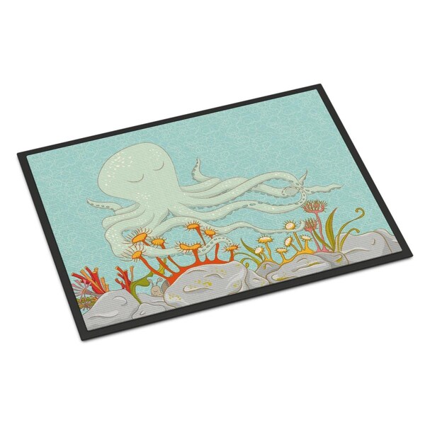 Carolines Treasures Octopus Underwater Scene Indoor Or Outdoor Mat - 24 x 36 in. BB8538JMAT - main
